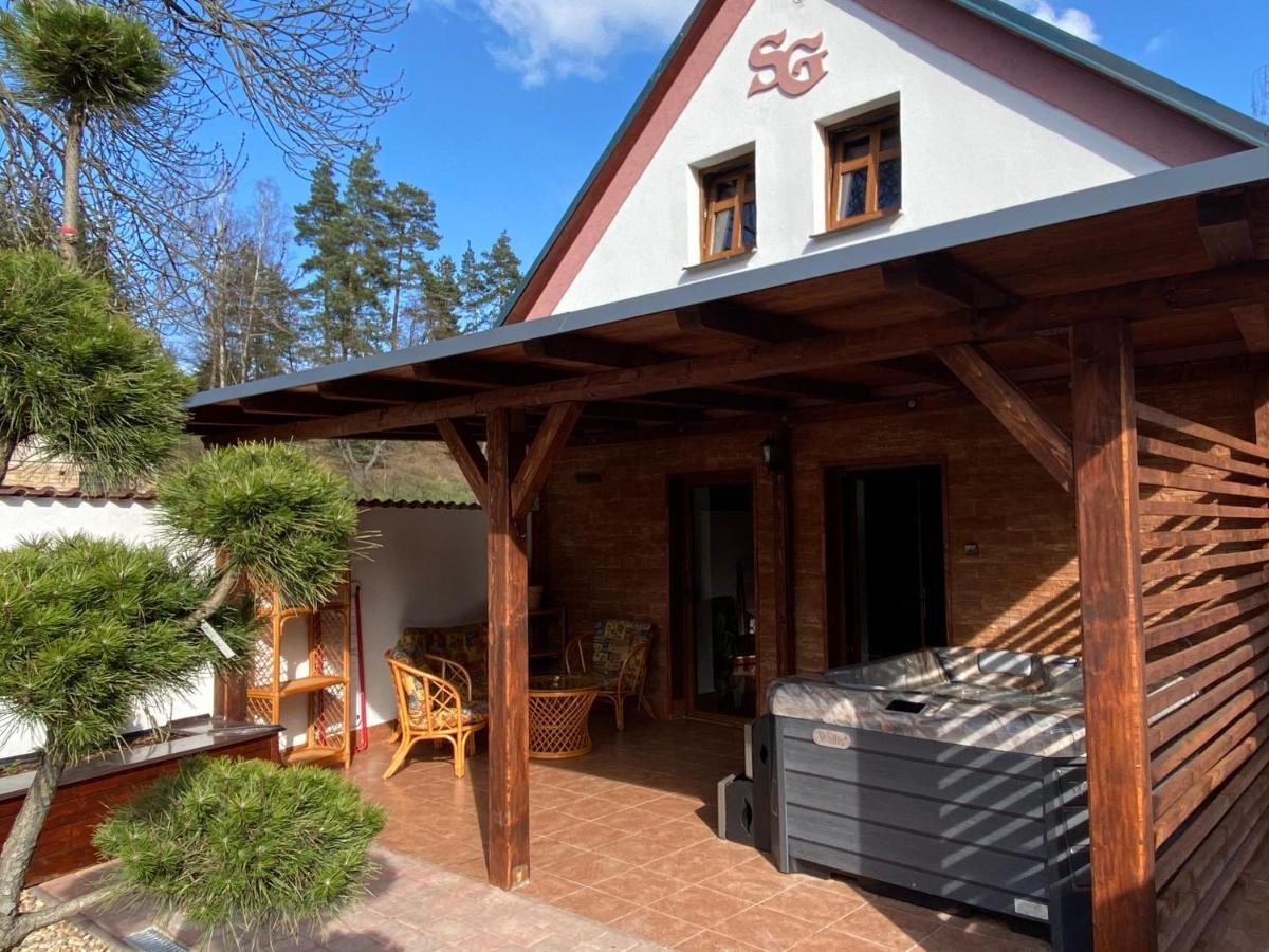 SG chalupa ŠTIKOV - Podkrkonoší - s celoročním privátním wellness Nová Paka Esterno foto